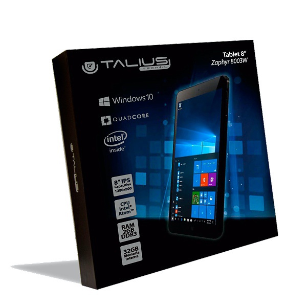 Tablet Windows 10 - 8 pulgadas TALIUS ZAPHYR 8003-W